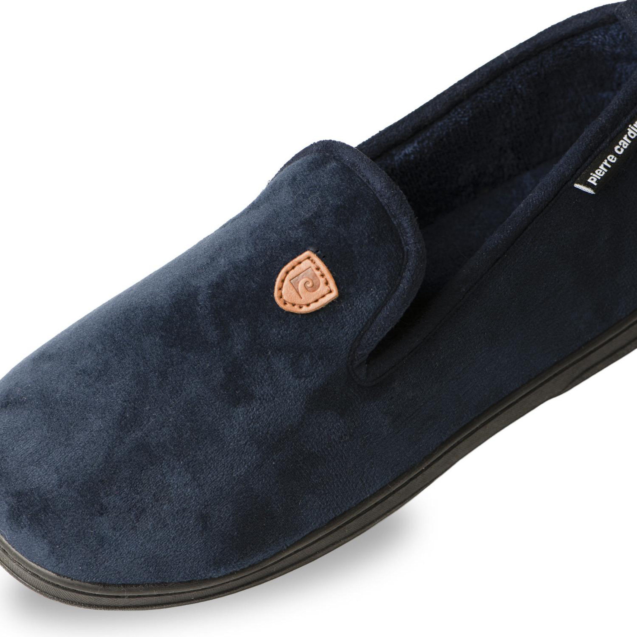Voir la diapositive 4 : PIERRE CARDIN Chaussons charentaise marine pierre cardin pantoufle