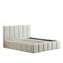 Voir la diapositive 6 : BELLECOUR BELLECOUR LITERIE | Lit coffre beige MADELEINE 2 places