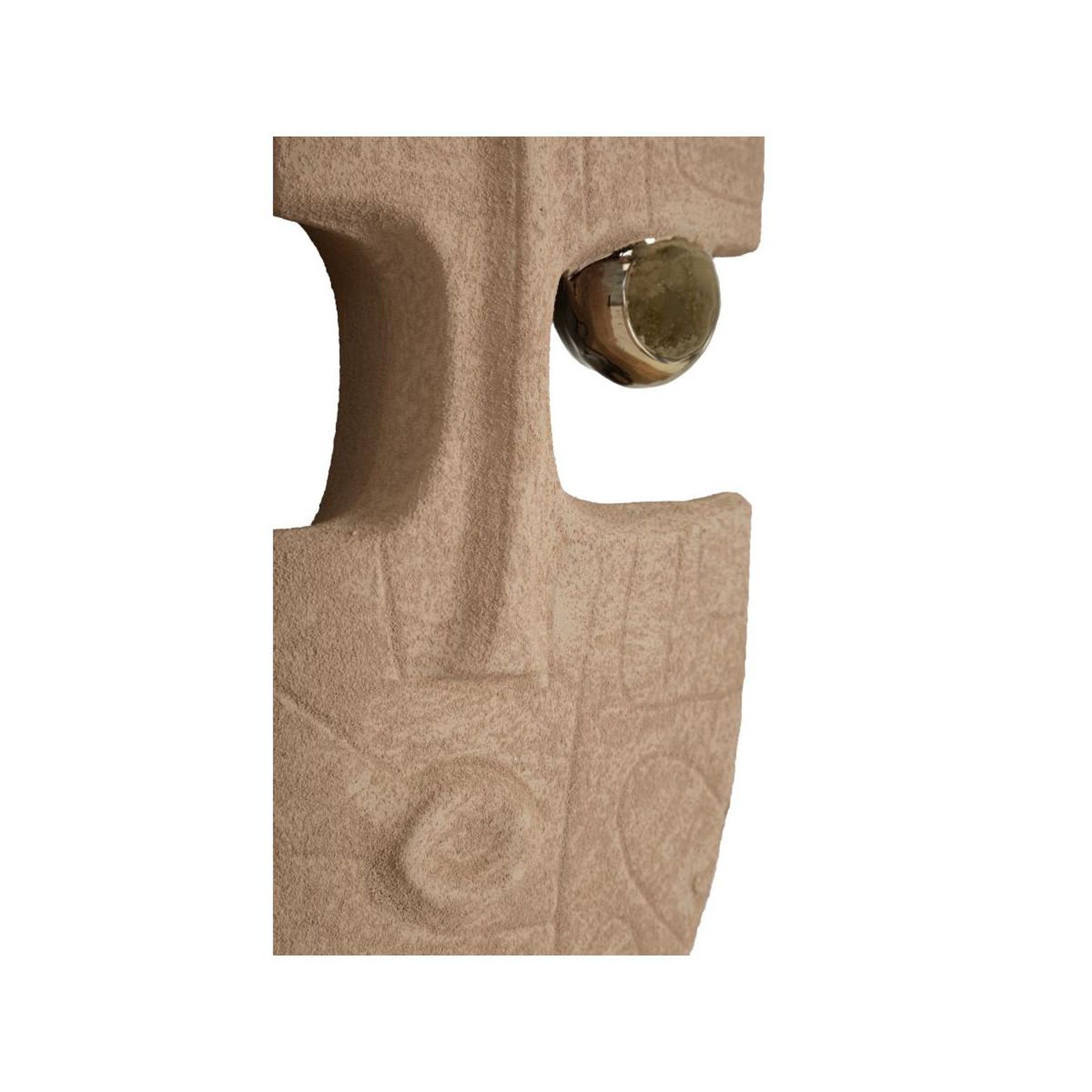 Voir la diapositive 5 : Paris Prix Lot de 2 objets muraux déco  dakar  40cm marron