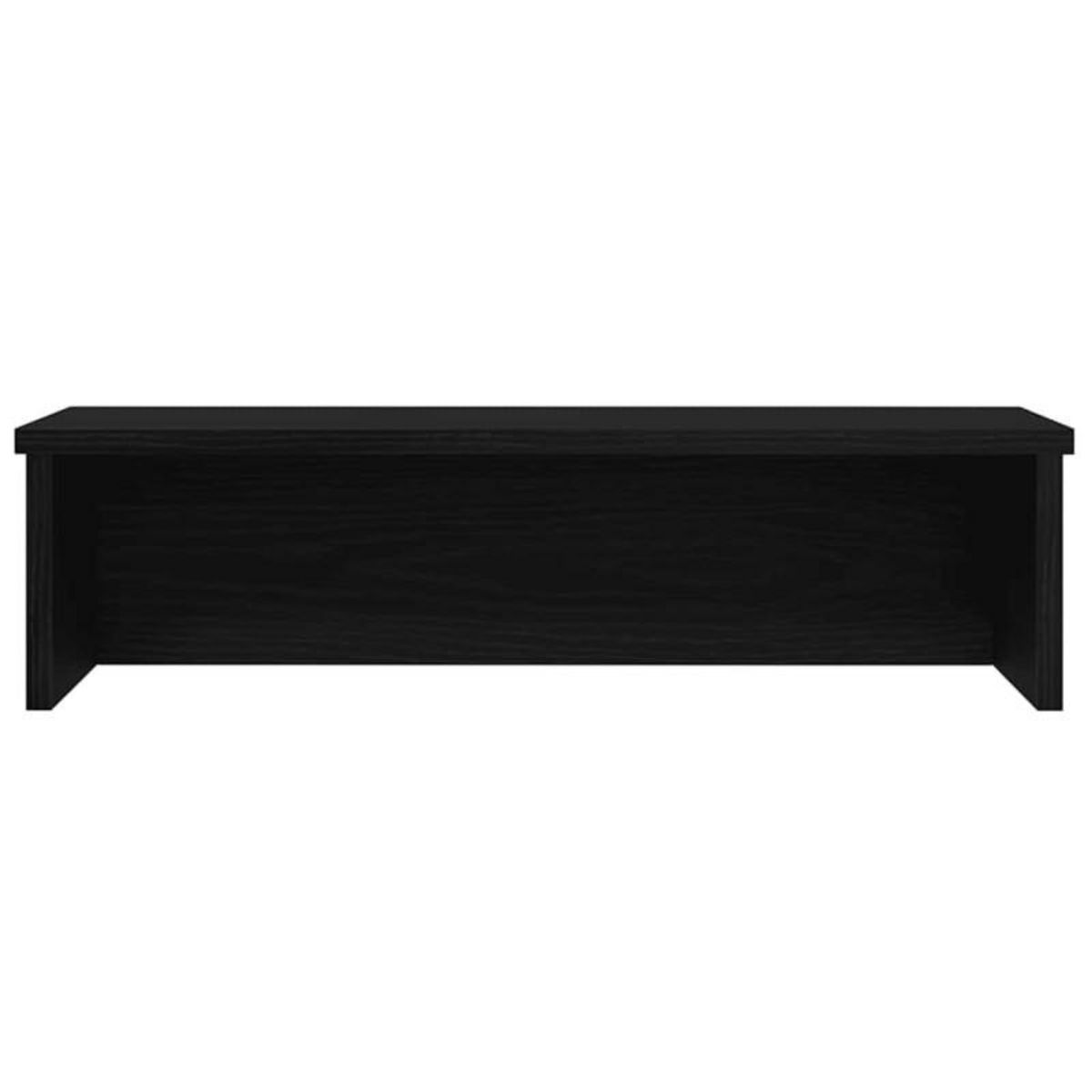 VIDAXL Étagère de cuisine empilable noir 50x15x16 cm bois d ingénierie