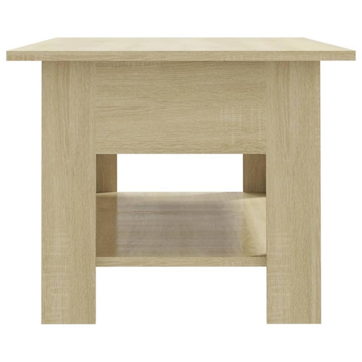 VIDAXL Table basse chene sonoma 102x55x42 cm bois d'ingenierie
