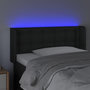 Voir la diapositive 4 : VIDAXL Tete de lit a LED Noir 93x16x78/88 cm Similicuir