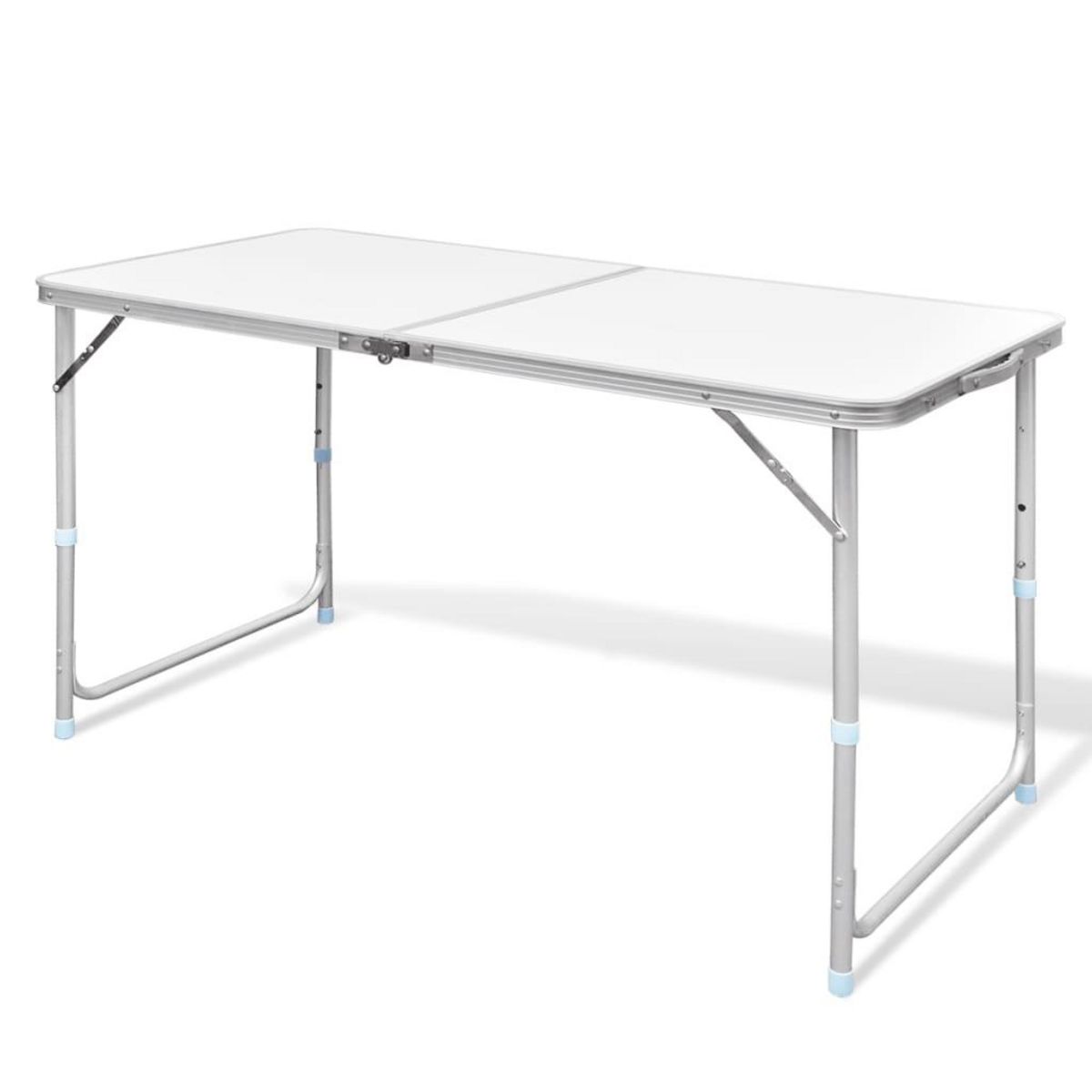 VIDAXL Table pliable de camping Hauteur reglable Aluminium 120x60 cm