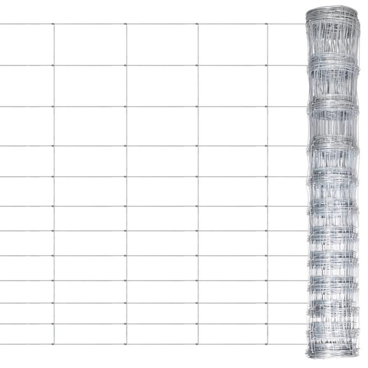 VIDAXL Cloture de jardin Acier galvanise 50 m 150 cm Argente