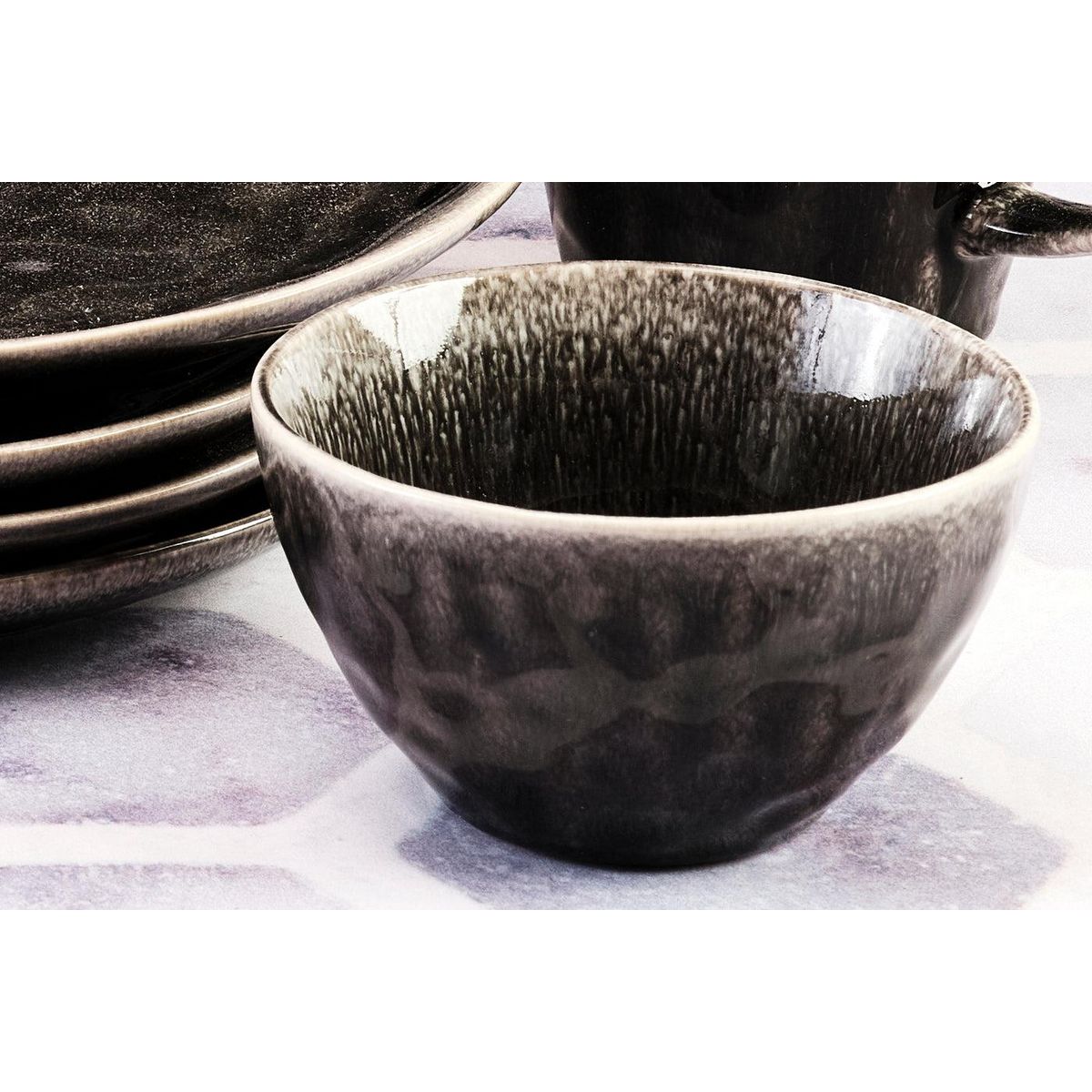 BJORN Bol MOON Ø11,5cm - 6 pièces - Encre