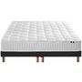 Voir la diapositive 1 : IDLITERIE Ensemble literie : matelas à ressorts ODYSSEE et mémoire de forme avec sommier - Qualité française