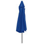 Voir la diapositive 4 : VIDAXL Parasol de jardin avec mat en metal 390 cm bleu azure