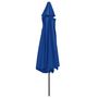 Voir la diapositive 4 : VIDAXL Parasol de jardin avec mat en metal 390 cm bleu azure