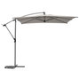Voir la diapositive 2 : HESPERIDE Parasol déporté carré Manoa Taupe - 2,5 x 2,5 m - Hespéride