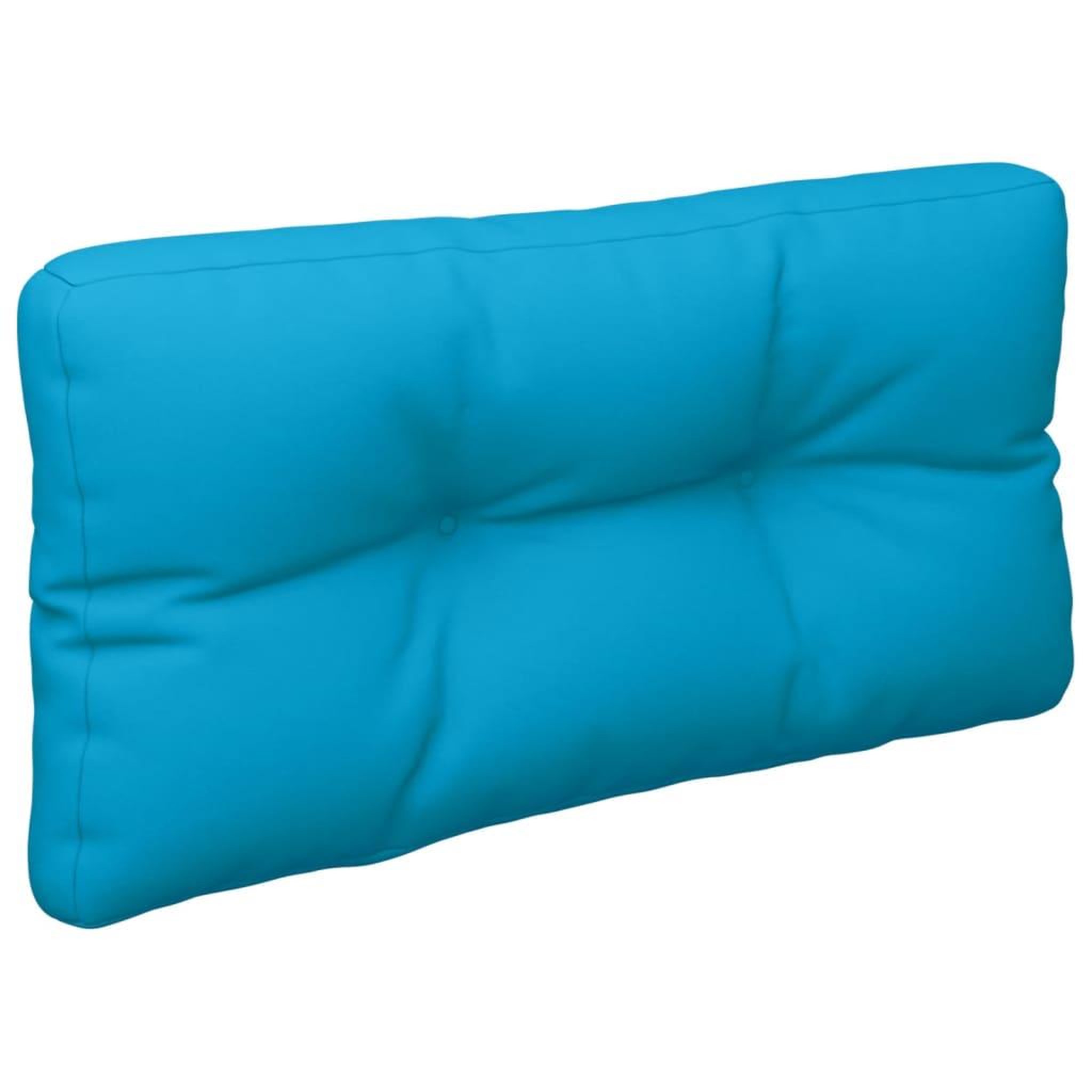 Voir la diapositive 4 : VIDAXL Coussin de palette bleu clair 70x40x12 cm tissu