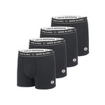 SERGE BLANCO Lot de 4 Boxers coton homme uni. Coloris disponibles : Noir
