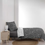 Voir la diapositive 2 : Douceur d'Intérieur Housse de couette microfibre 220x240 Elton + 2 taies
