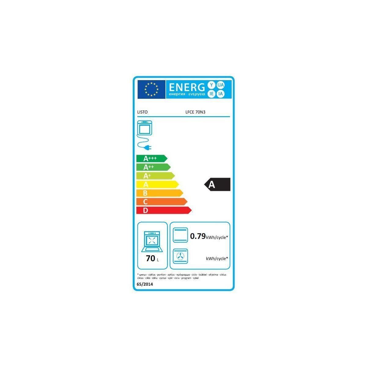 Listo Four encastrable LFCE 70N3