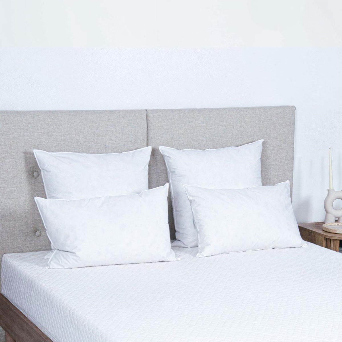 OLYMPE LITERIE OLYMPE LITERIE | Lot de 4 oreillers NATURA | Duvet & Plumess