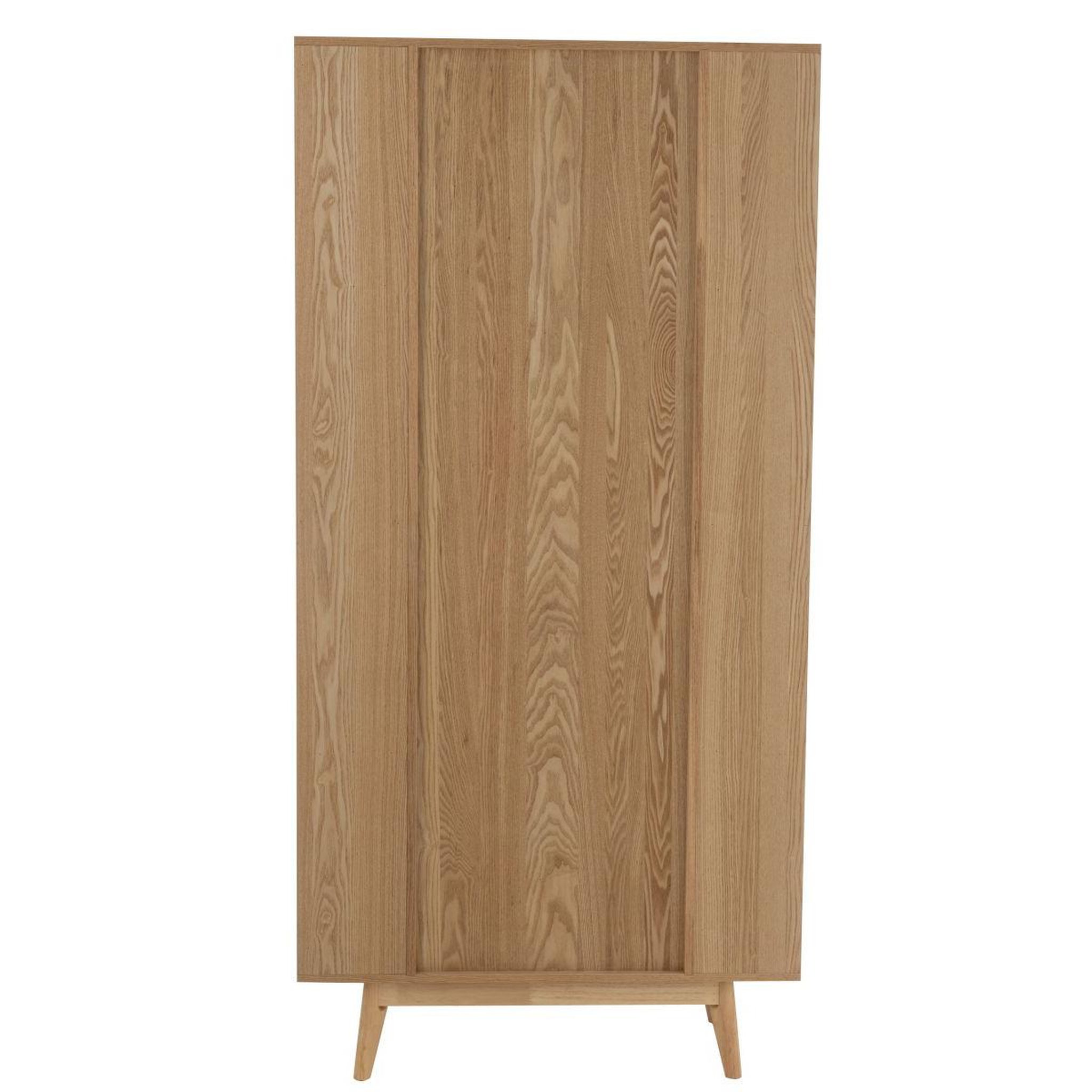 Voir la diapositive 4 : J-LINE Bibliothèque en bois  alta  180cm naturel