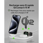 Voir la diapositive 3 : Belkin Chargeur induction induction 15W 3en1 blanc