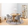 Voir la diapositive 6 : LISA DESIGN Tardis - table à manger ronde - effet bois- 4 personnes
