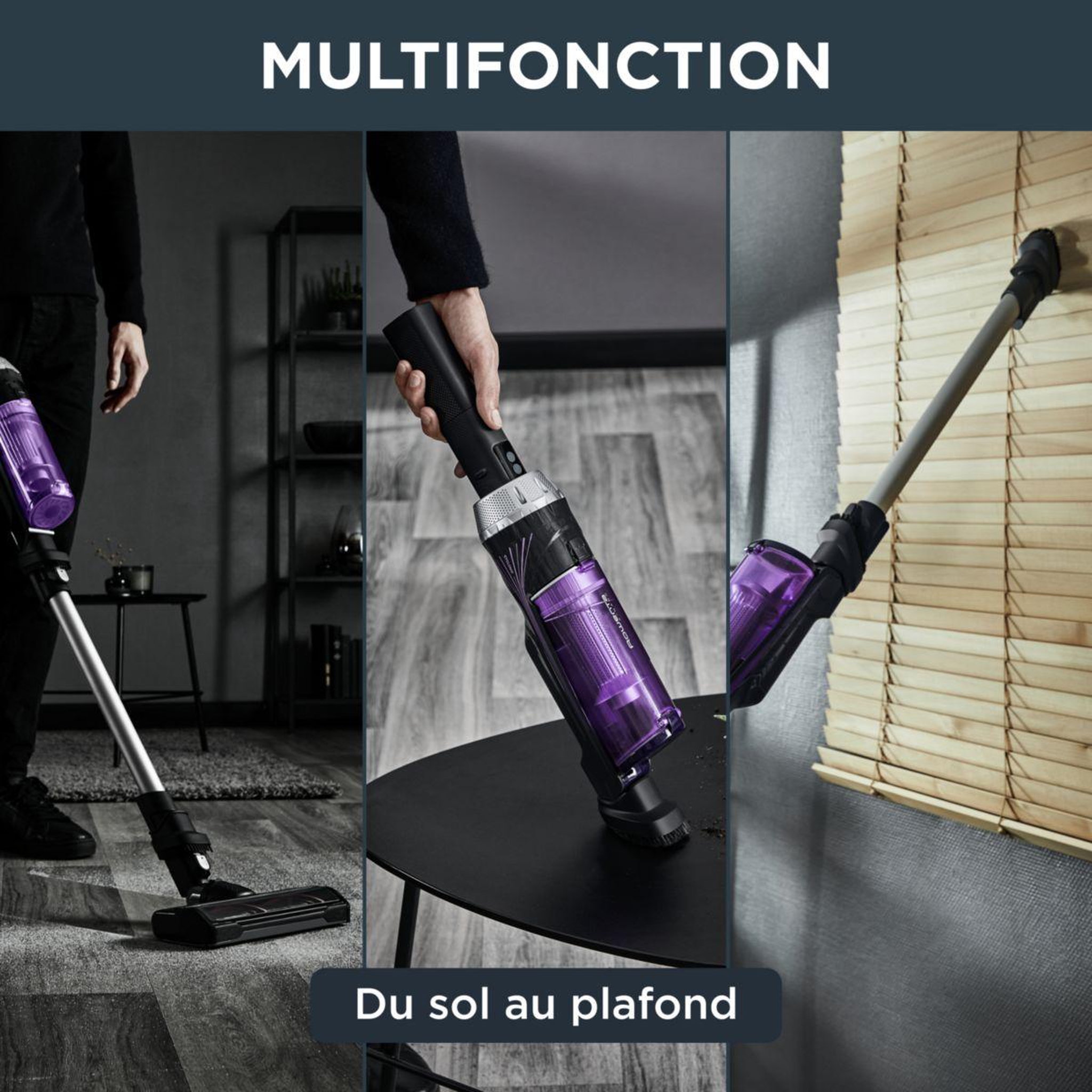 Voir la diapositive 5 : ROWENTA Aspirateur balai x nano rh1129wo