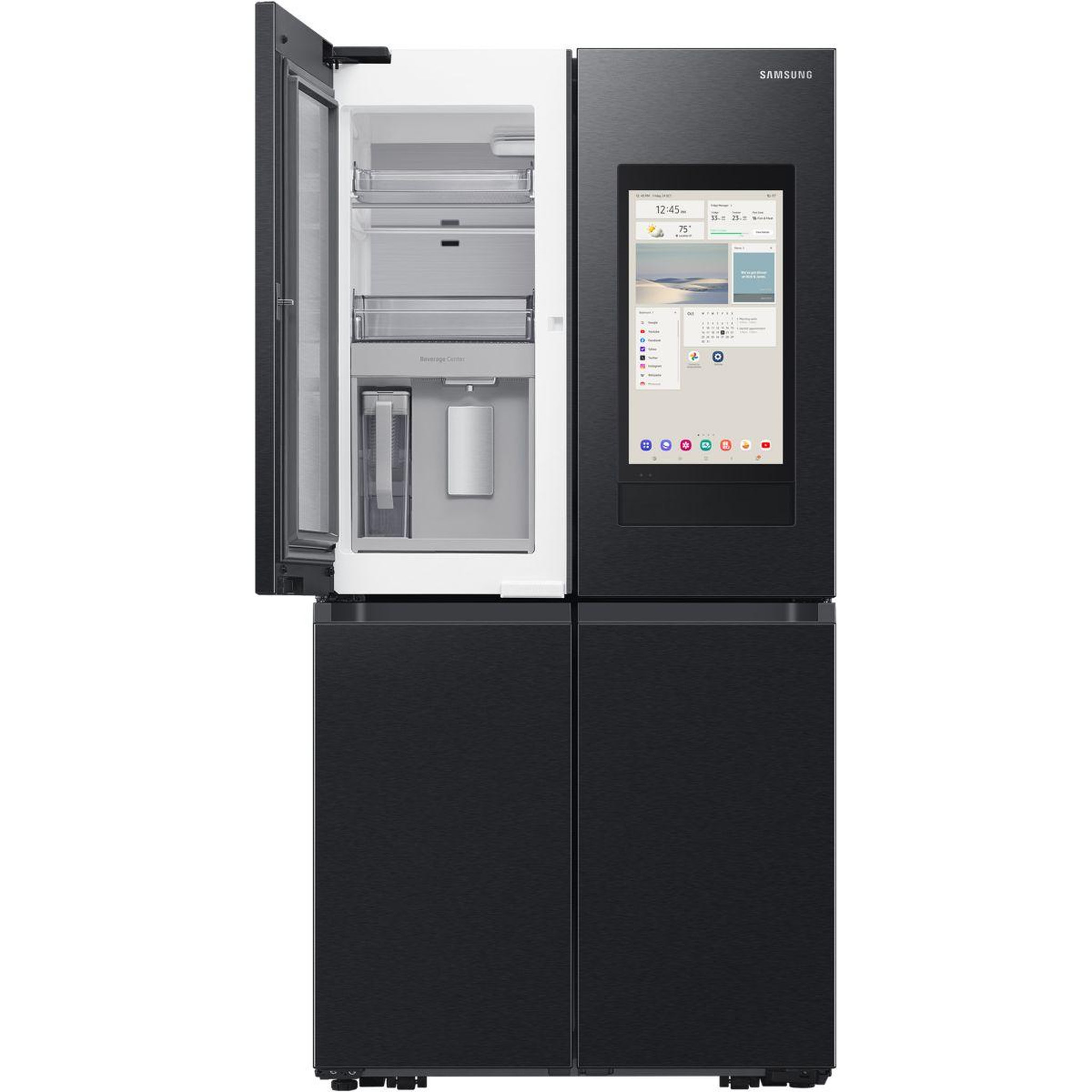 Samsung Réfrigérateur multi portes rf65dg9h0eb1 family hub avec ai vision