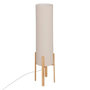 Voir la diapositive 1 : ATMOSPHERA Lampadaire en Bois  Rafa  107cm Beige