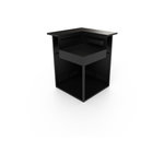 FORGE ADOUR Meuble d'angle SAAF CBN angle acier fermé Comptoir