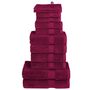 Voir la diapositive 1 : VIDAXL Ensemble de serviettes de qualité supérieure SOLUND 12 pcs