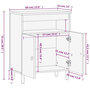 Voir la diapositive 6 : VIDAXL Armoire laterale 60x33x75 cm bois massif de manguier