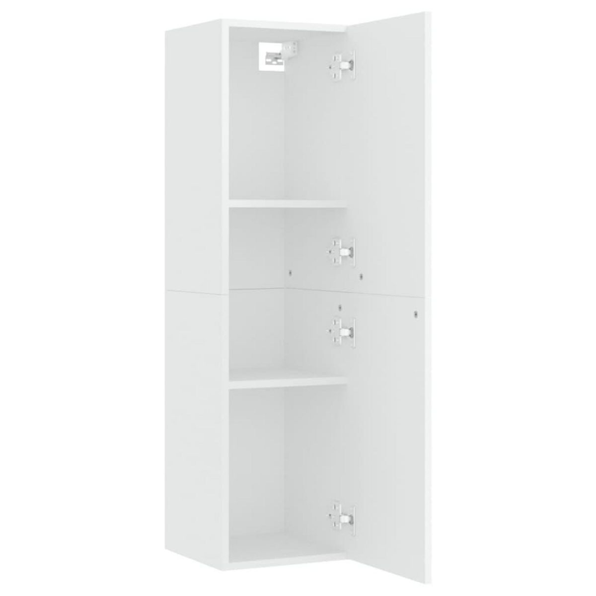 VIDAXL Meuble TV Blanc 30,5x30x110 cm Bois d'ingenierie