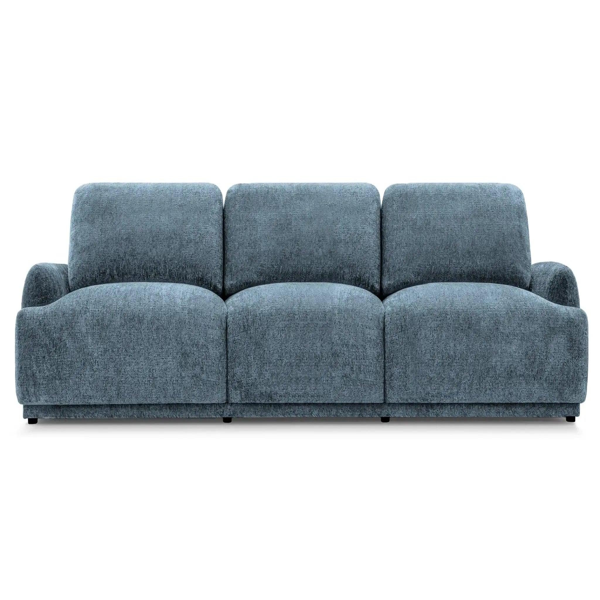 Voir la diapositive 1 : CASANOVA PARIS Rosalie - canapé droit tissu chenille 3 places