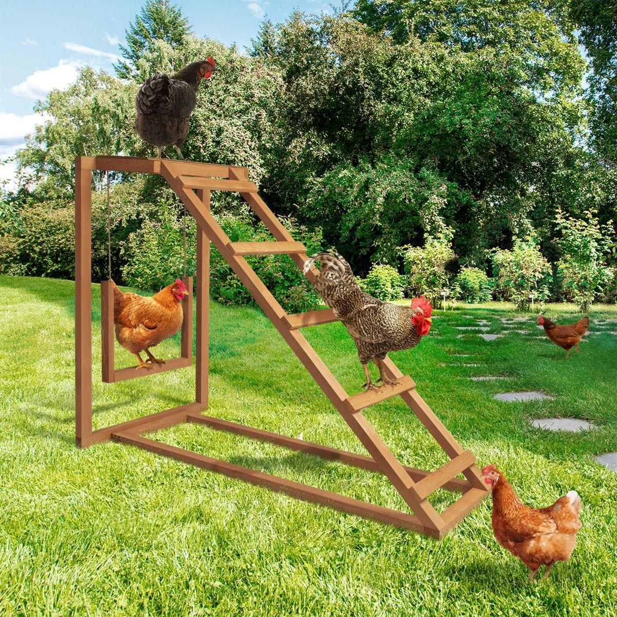 Jardikt Aire de jeux pour poules