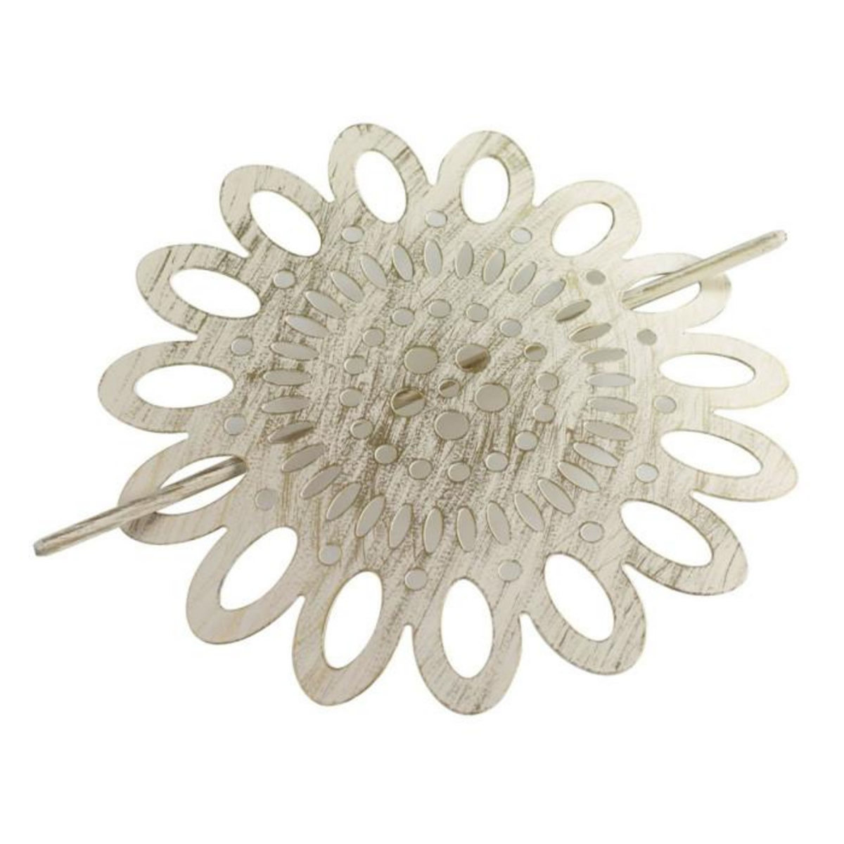 Paris Prix Embrasse de Rideau Broche  Mandy  17cm Blanc