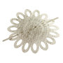 Voir la diapositive 1 : Paris Prix Embrasse de Rideau Broche  Mandy  17cm Blanc