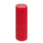 ATMOSPHERA Bougie Déco  Demi  14cm Rouge