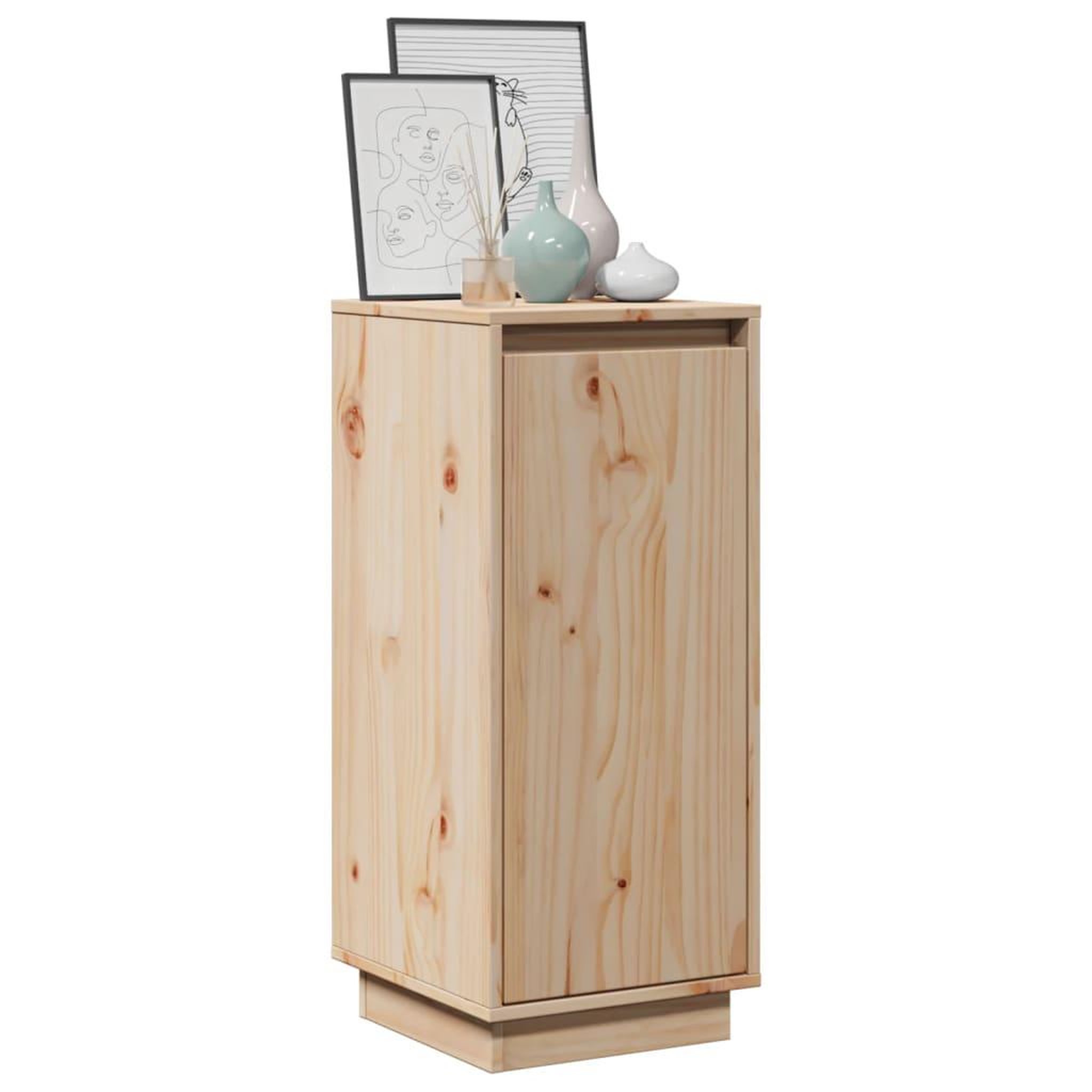 Voir la diapositive 4 : VIDAXL Buffets 2 pcs 31,5x34x75 cm Bois massif de pin