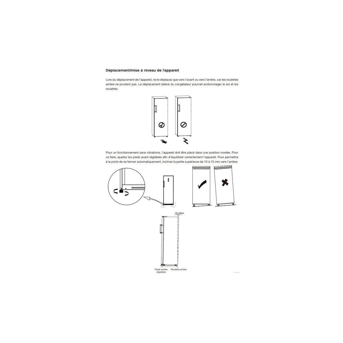 ESSENTIEL B Congélateur armoire ECAVE185-60mis1