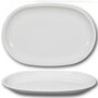YODECO Plat ovale porcelaine blanche - L 37 cm - Chicago - Roma