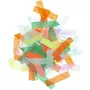 RICO DESIGN Confettis multicolores rectangulaires 6 x 1,5 cm