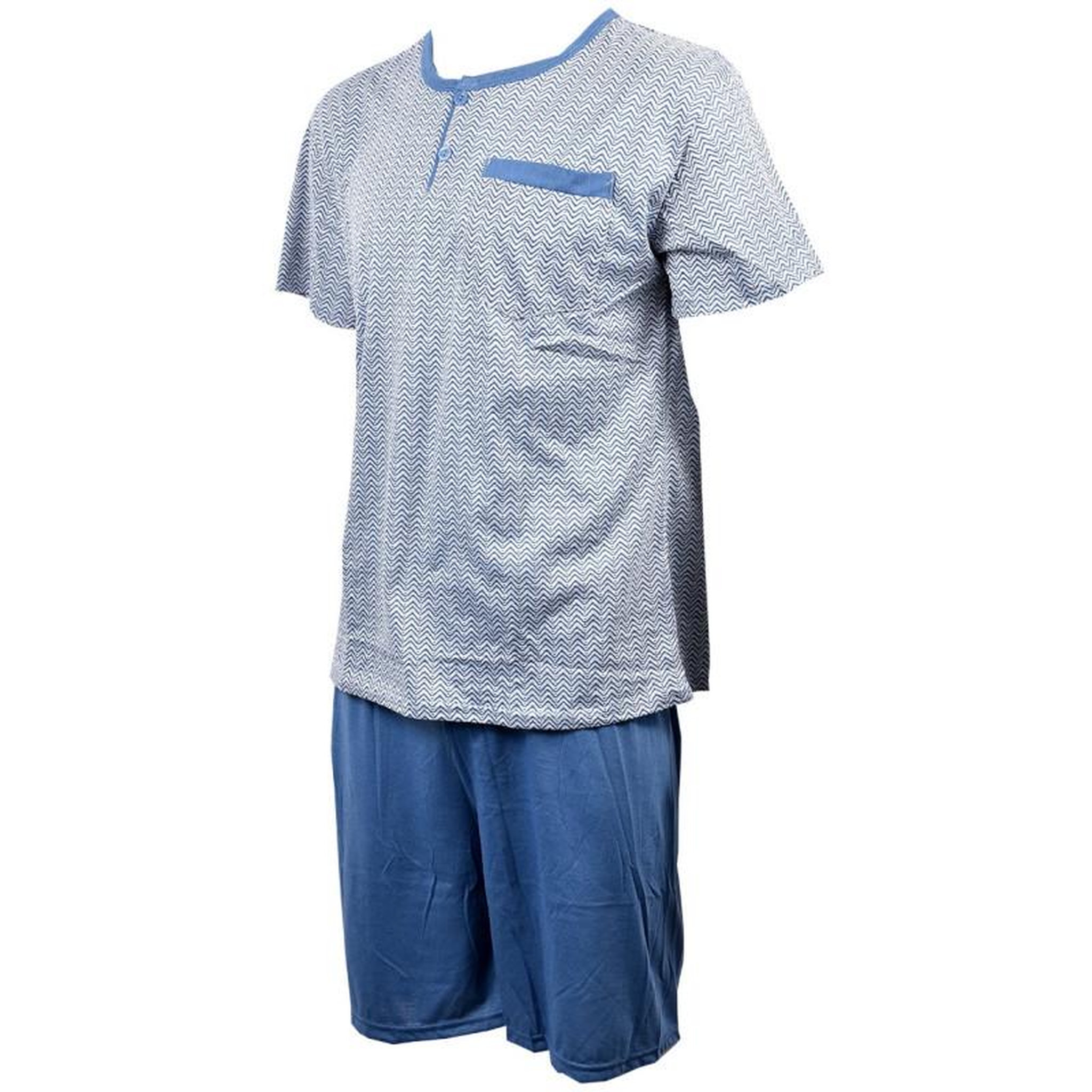 Voir la diapositive 2 : OZABI Pyjama Court Homme ECO HOMEWEAR