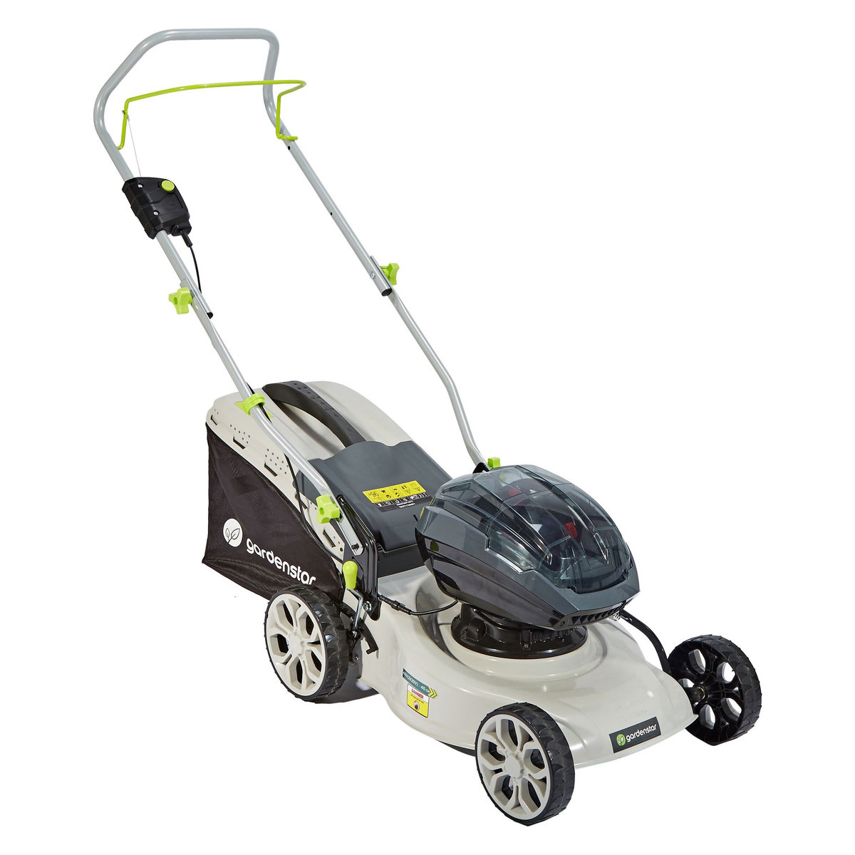 GARDENSTAR Tondeuse électrique à batterie  - 40V - Coupe 40cm