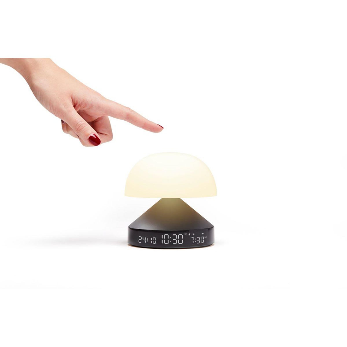 LEXON Réveil Mina Sunrise Simulateur d'aube Gris