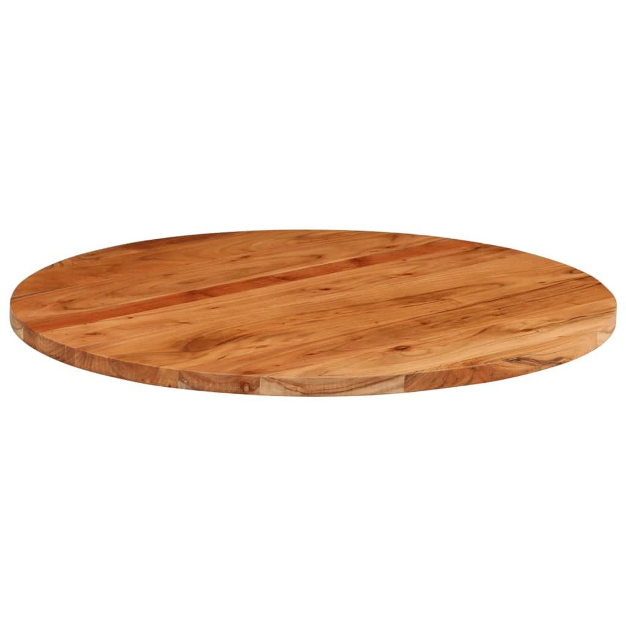 Voir la diapositive 3 : VIDAXL Dessus de table Ø70x2,5 cm rond bois massif d'acacia