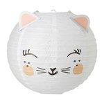 OSTARIA Suspension boule japonaise chat rose D35