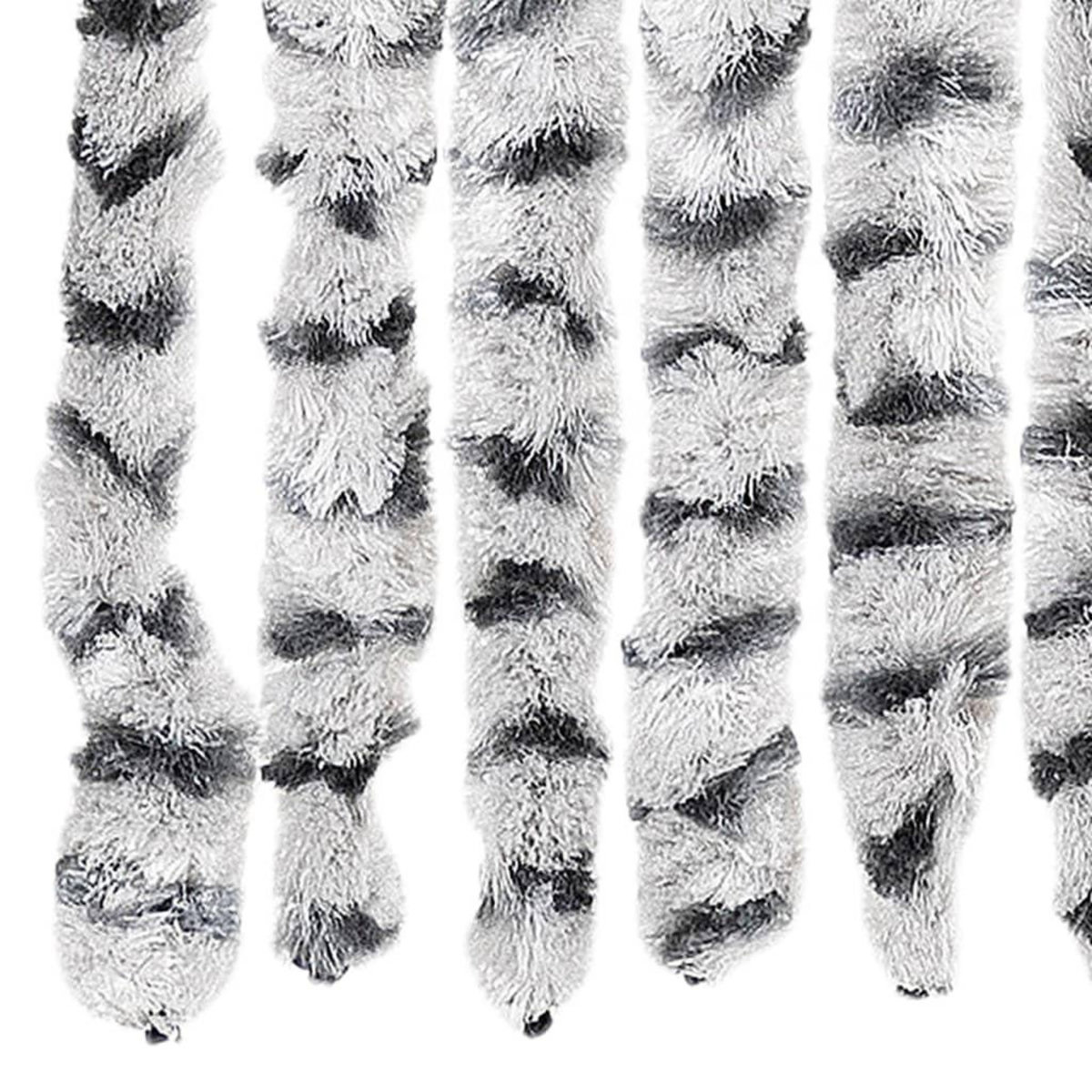 VIDAXL Moustiquaire Gris clair et gris fonce 90x220 cm Chenille