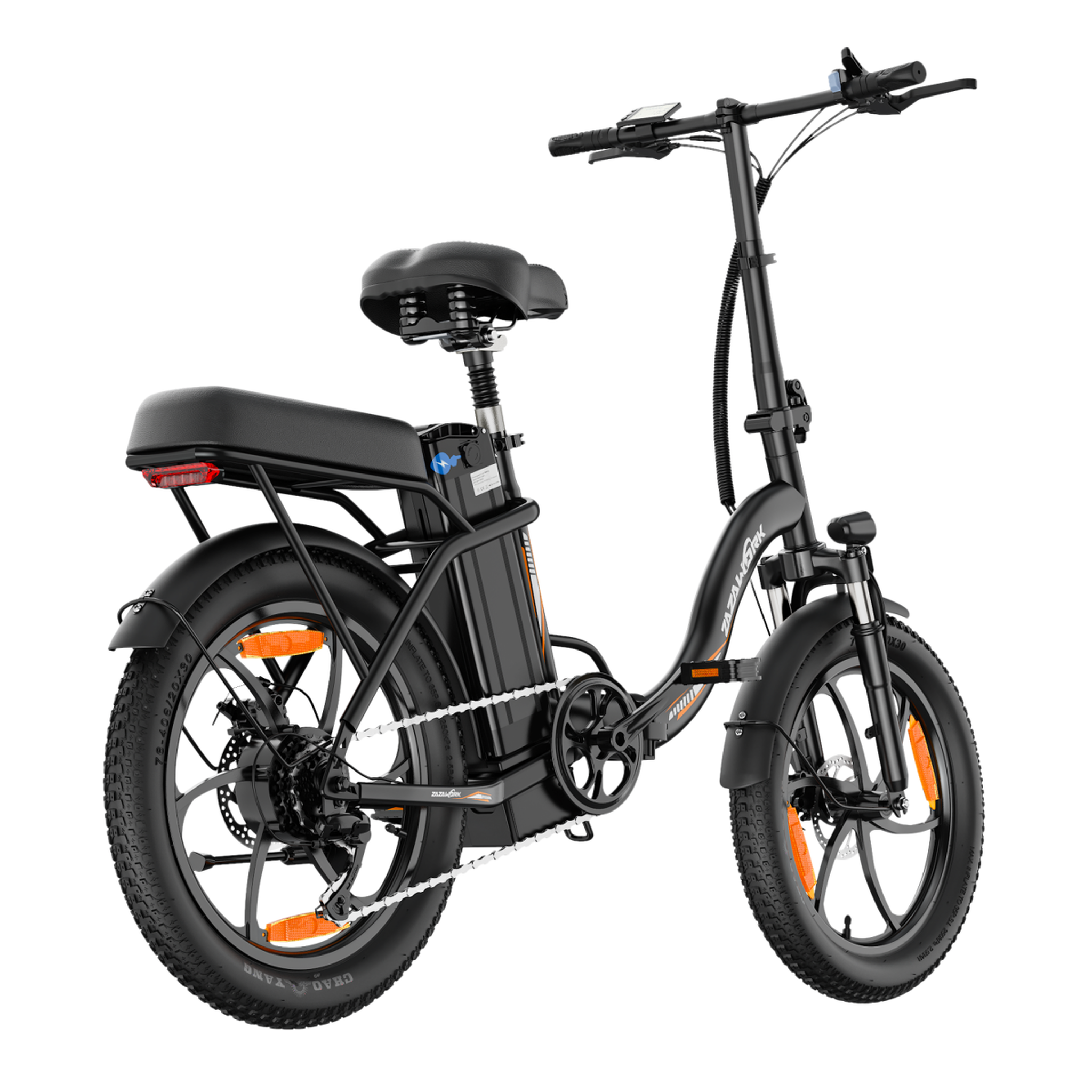Voir la diapositive 3 : ZAZAWORK Vélo électrique pliant ZAZAWORK C16