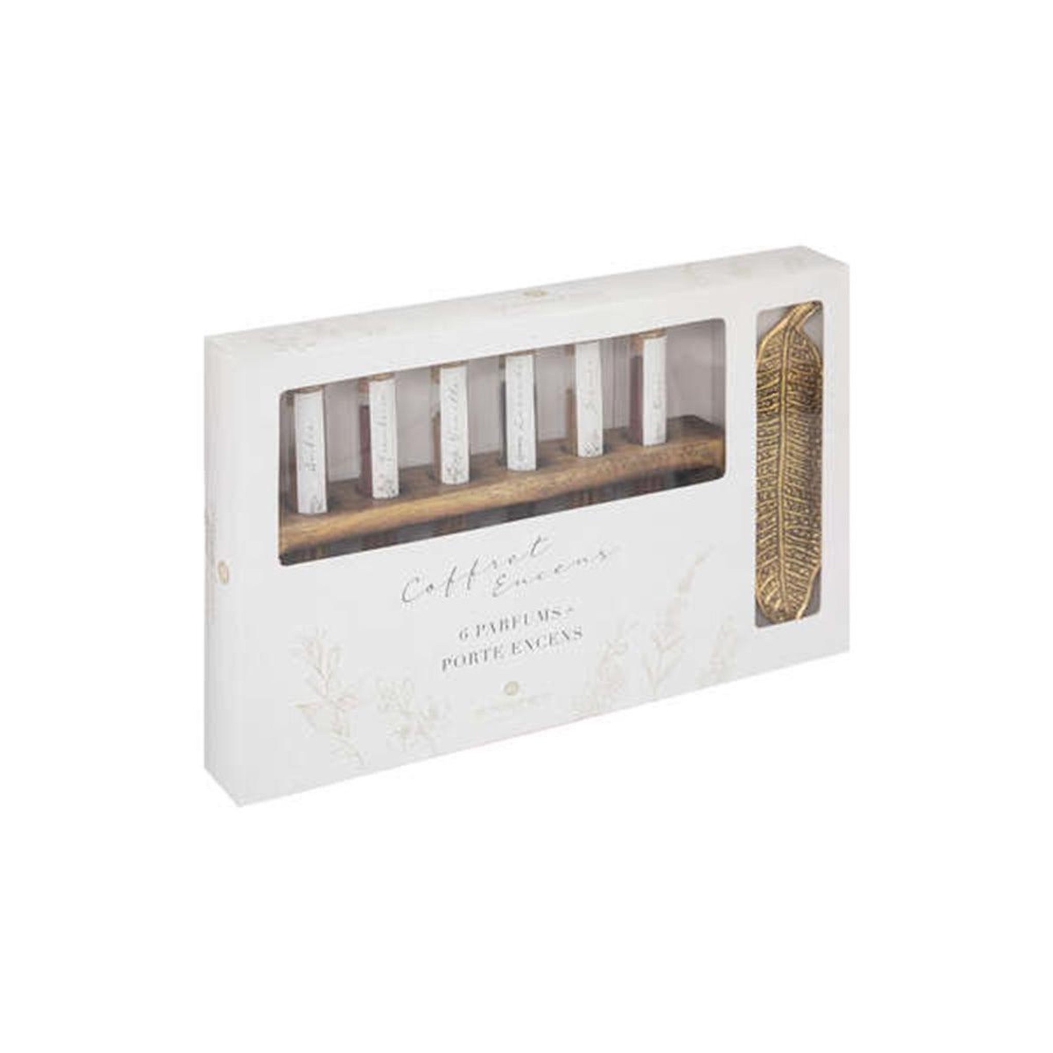 Voir la diapositive 4 : ATMOSPHERA Coffret 6 Encens  Namaste  27cm Multicolore