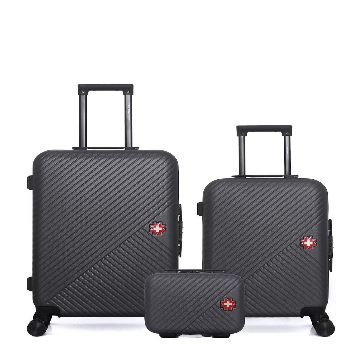 SWISS KOPPER SWISS KOPPER - LOT DE 3 - Valise Week-end, Valise Cabine et Vanity SPIEZ