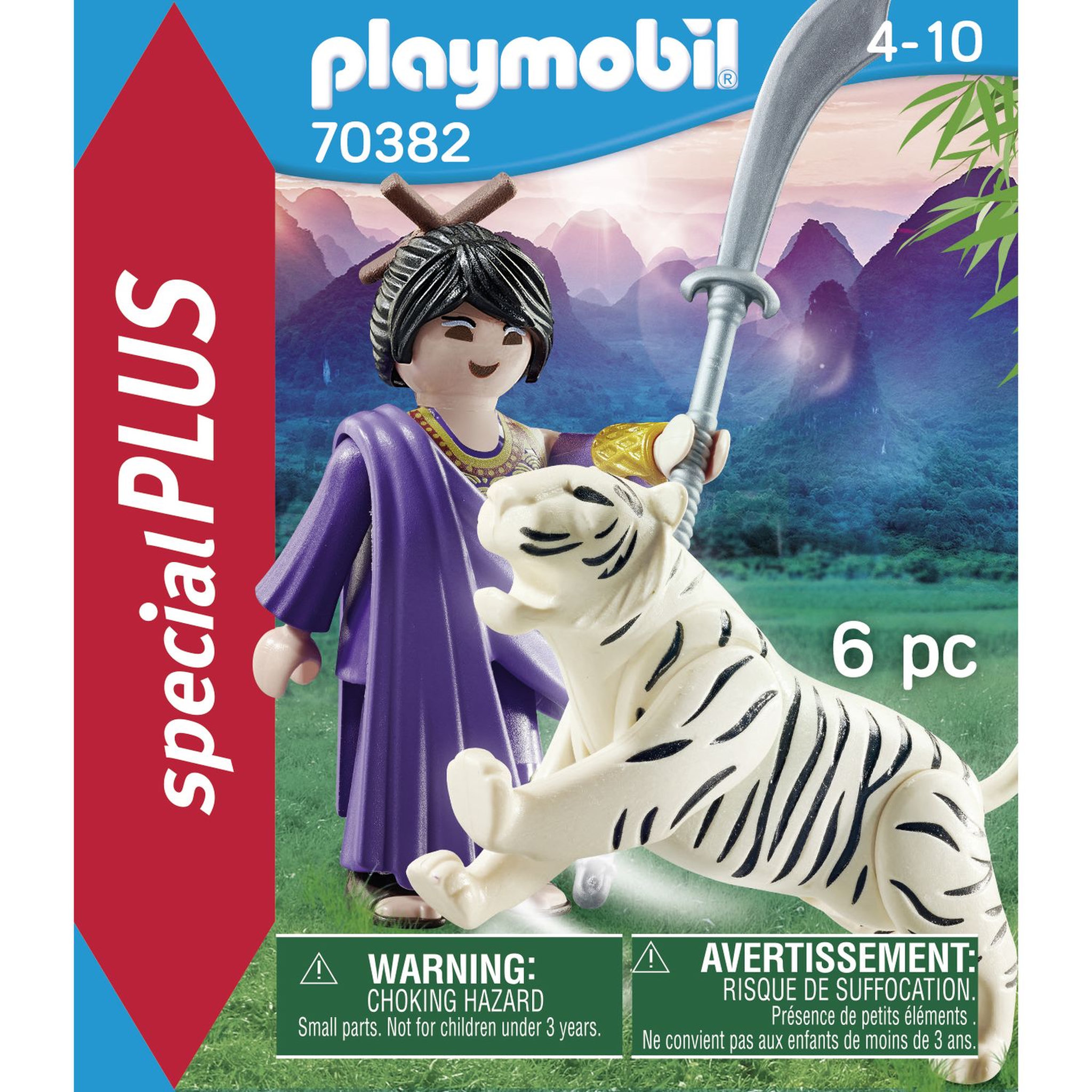 Voir la diapositive 2 : PLAYMOBIL 70382 - Special Plus Tigre ninja combattant