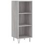 Voir la diapositive 2 : VIDAXL Buffet sonoma gris 34,5x32,5x90 cm bois d'ingenierie