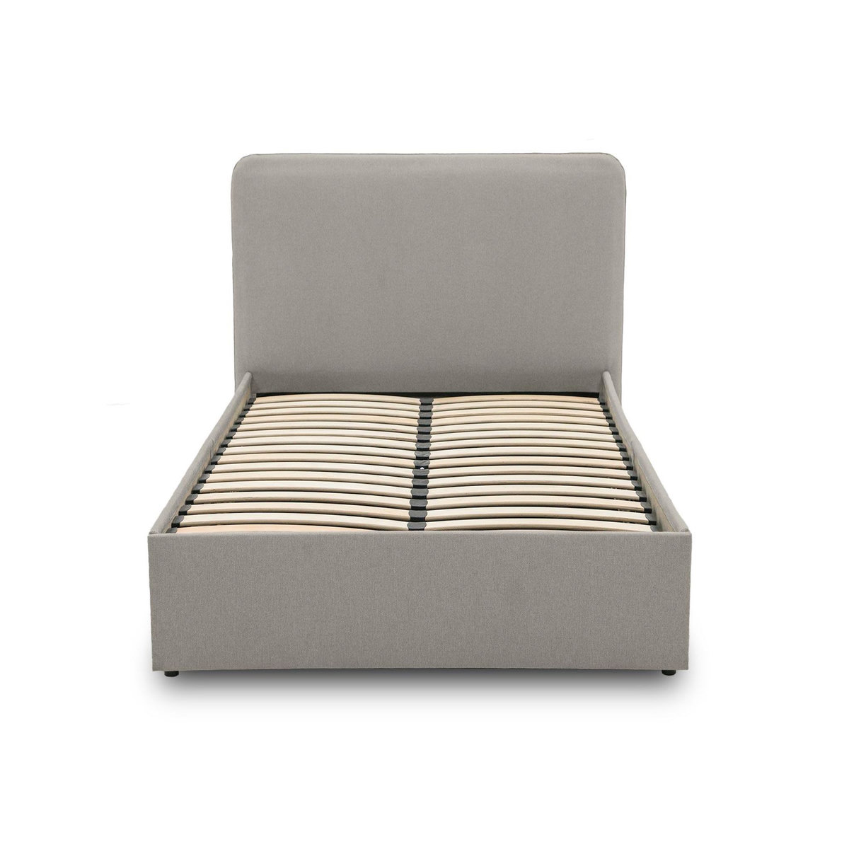 BEST MOBILIER Goyave - lit coffre - 140x190 - en tissu - sommier inclus