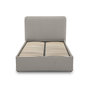 Voir la diapositive 1 : BEST MOBILIER Goyave - lit coffre - 140x190 - en tissu - sommier inclus